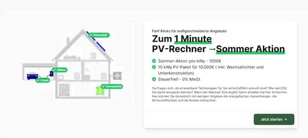 PV Angebot für Niederösterreich berechnen